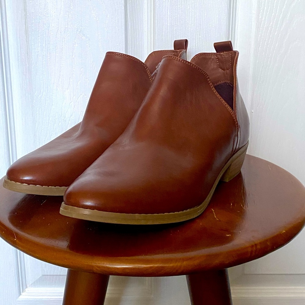 Universal Thread Micah Ankle Boots – Cognac – Women’s Size 9.5 – Like New